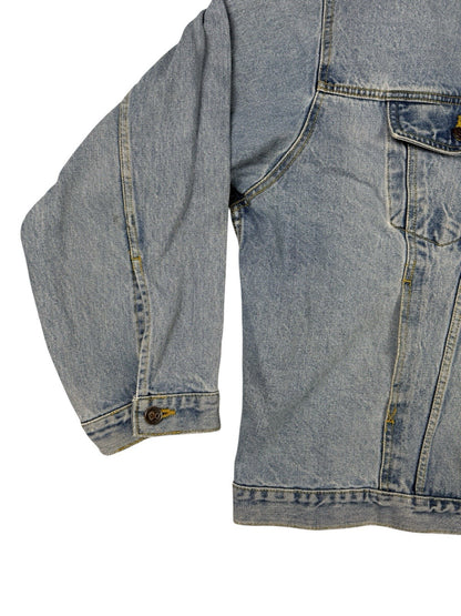 Faded Glory Retro Blue Denim Jacket 2XL