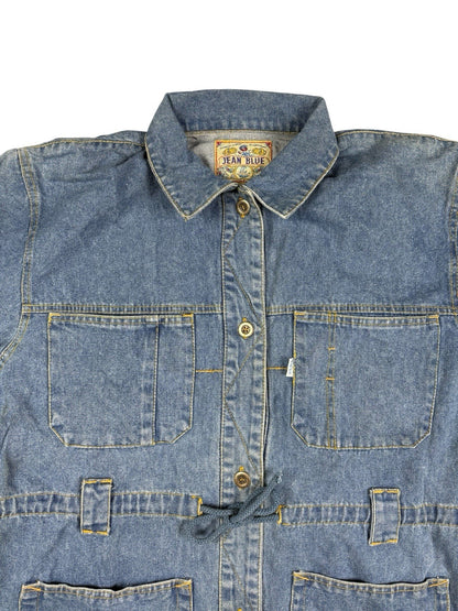 Jean Blue Vintage Blue Denim Work Jacket Small