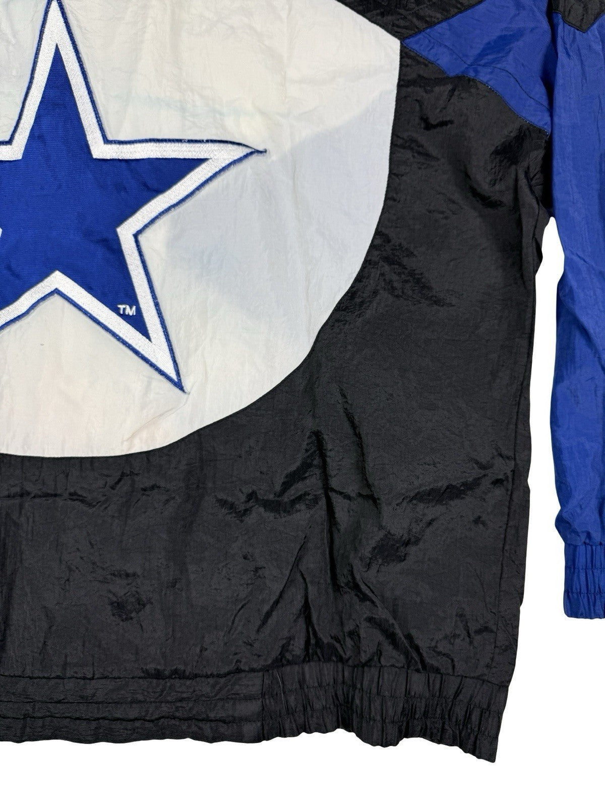 NFL Apex One Vintage Pro Line Dallas Cowboys Windbreaker Jacket Large