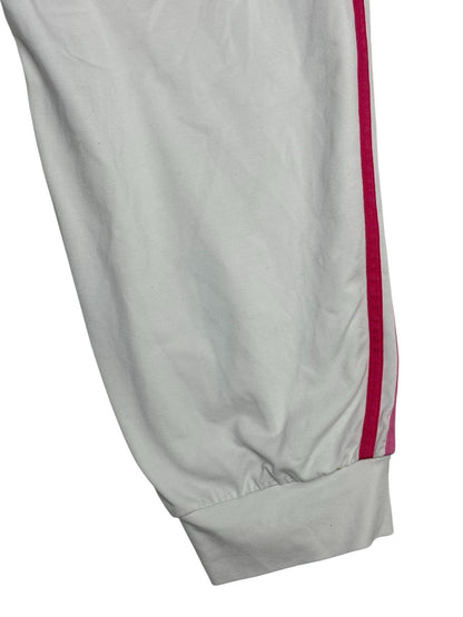 Adidas White Climalite Tracksuit Bottom Joggers Small (Size 8/10) WOMENS
