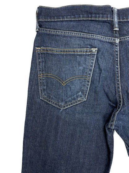 Levi's 511 Slim Fit Straight Fit Blue Denim Jeans 36W 34L