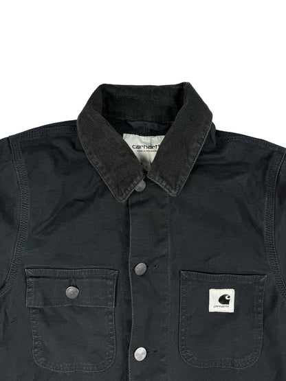 Carhartt WIP Black W' Michigan Denim Button Up Jacket Women's Small