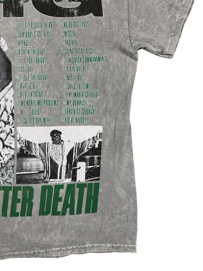 Notorious BIG Biggie Smalls Grey Life After Death Top Medium