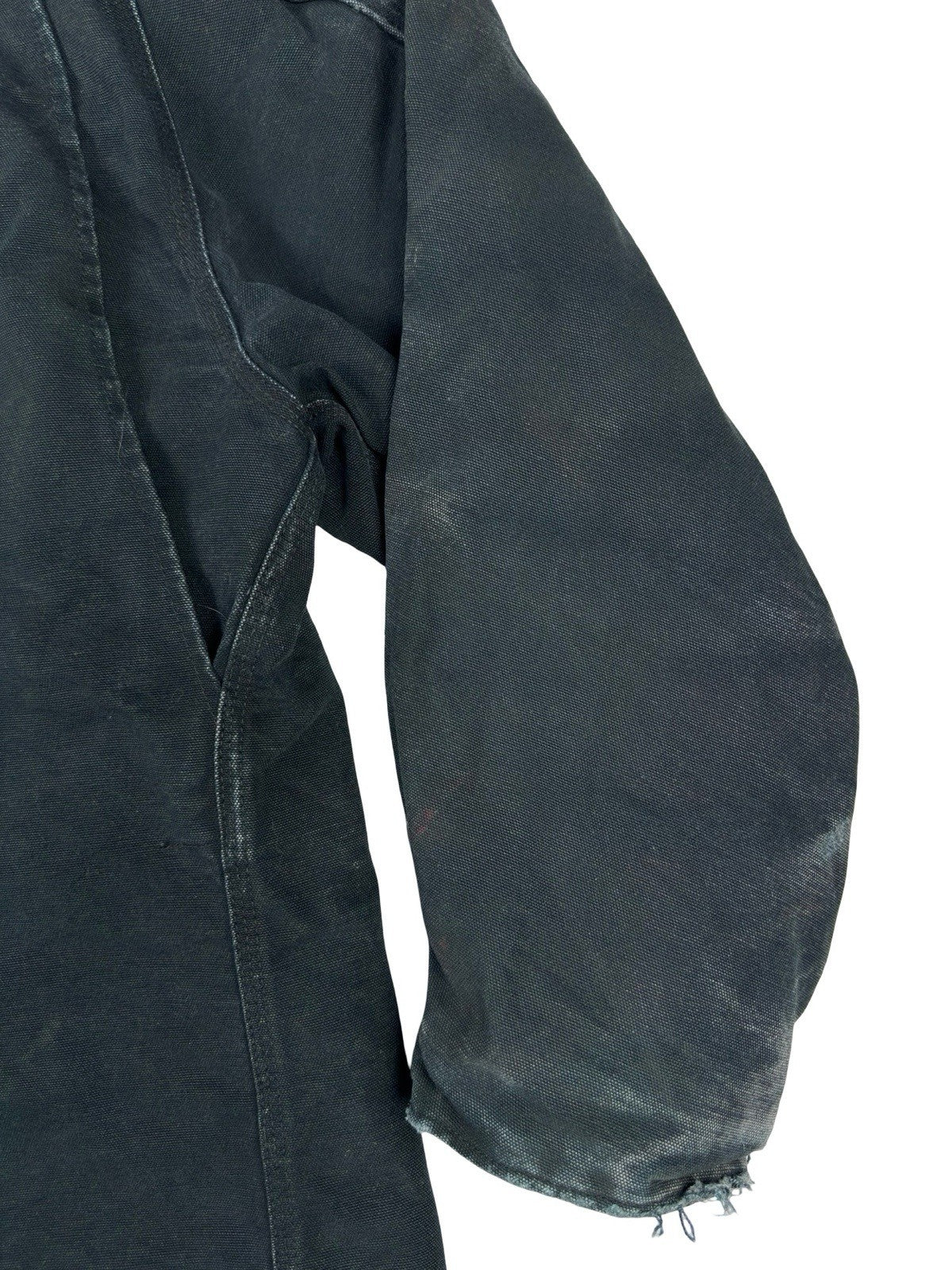 Carhartt C03 Black Quilt Lined Retro Chore Work Jacket XL 48 Regular