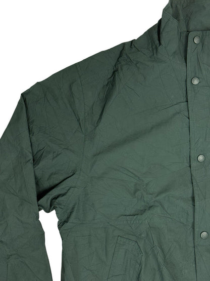 LL Bean Green Retro Zip Windbreaker Jacket XL