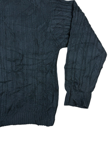 Towncraft Retro Blue Knit Cardigan XL