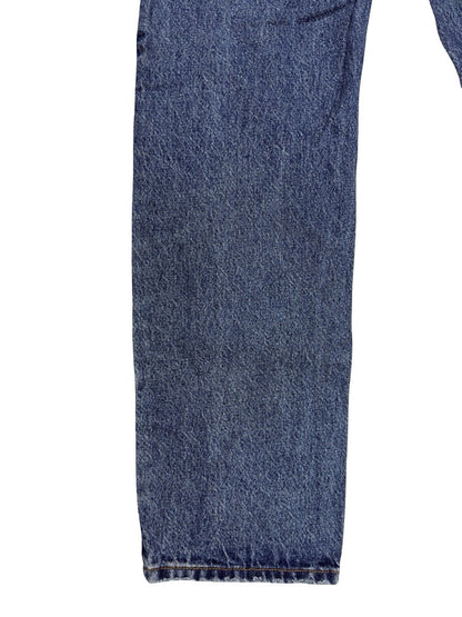 Levi's 501 Women's Blue Denim Straight Fit Jeans 24W 30L