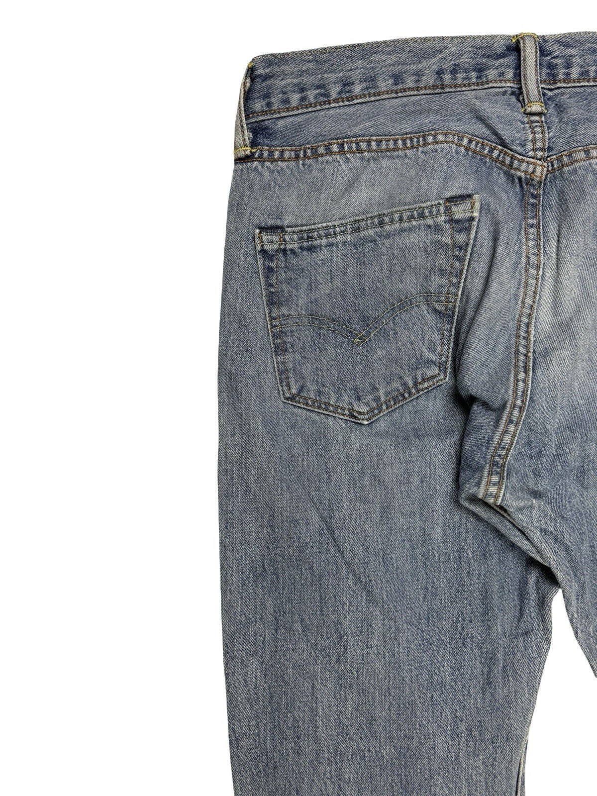 Levi's 501 Blue Straight Leg Denim Jeans 30W 34L