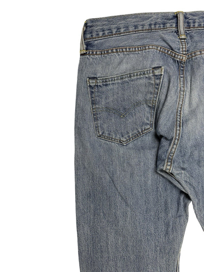 Levi's 501 Blue Straight Leg Denim Jeans 30W 34L