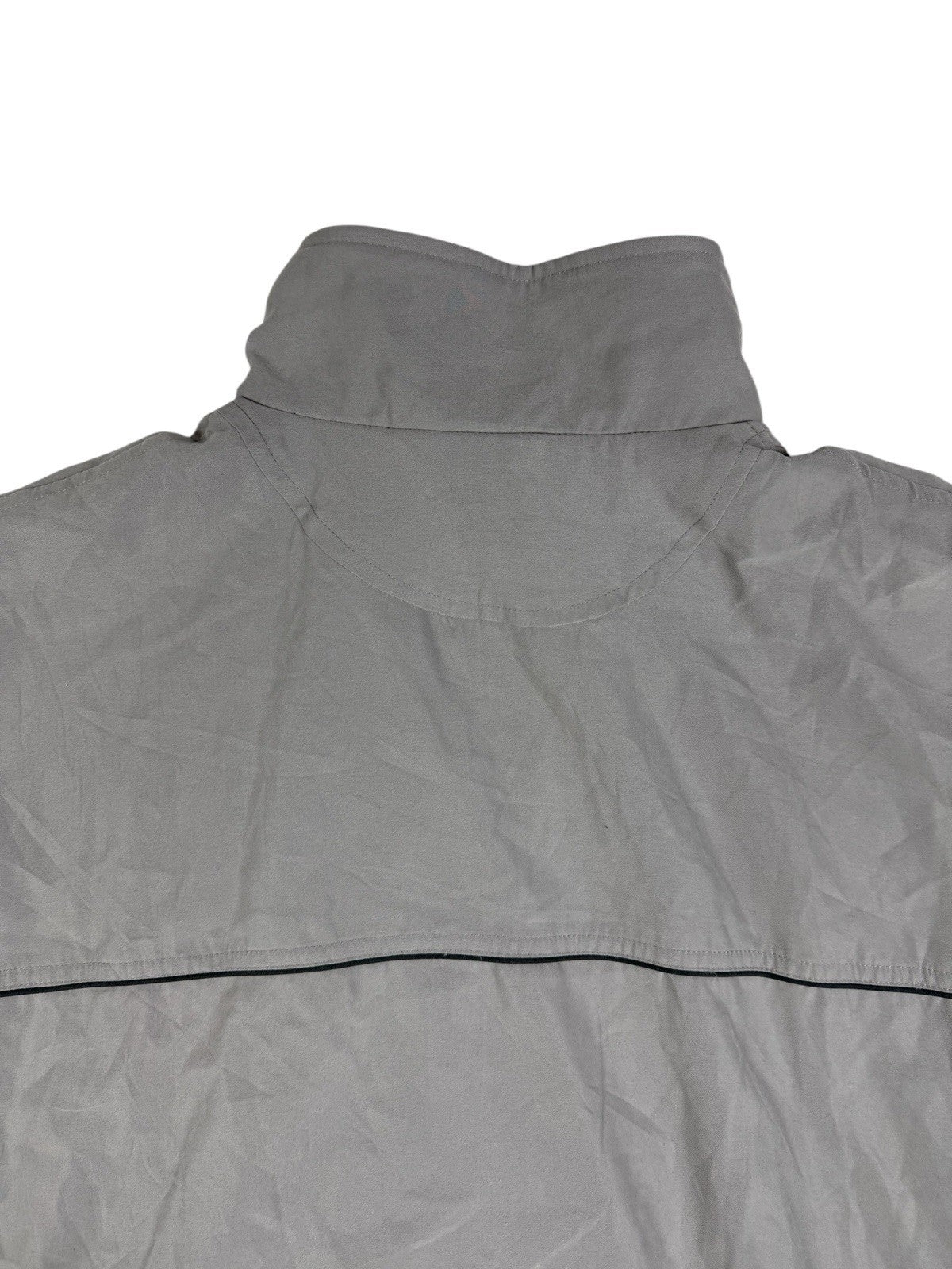 Champion Retro Grey Lined Zip Track  Jacket 2XL