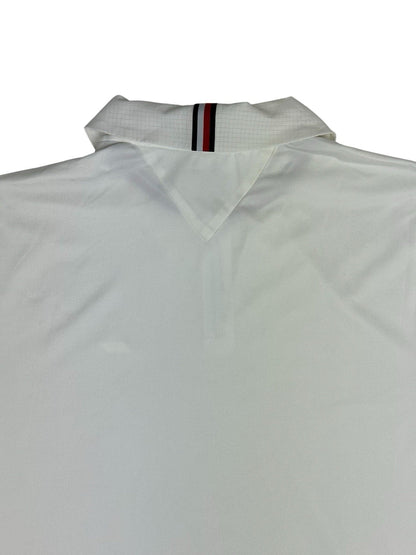 Tommy Hilfiger White Polo Top Medium