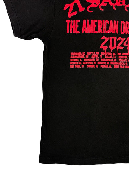 21 Savage Slaughter Gang American Dream Tour Black Rap Top Medium