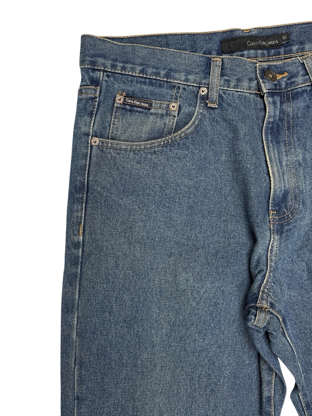 Calvin Klein Blue Easy Fit Denim Jeans 32W 35L