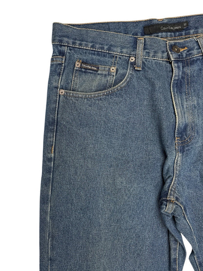 Calvin Klein Blue Easy Fit Denim Jeans 32W 35L