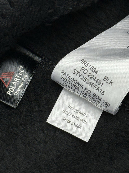 Patagonia Black Micro Pile Retool Fleece Gillet Bodywarmer Medium