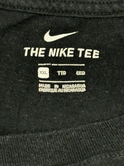 Retro Nike Black Big Logo Top 2XL