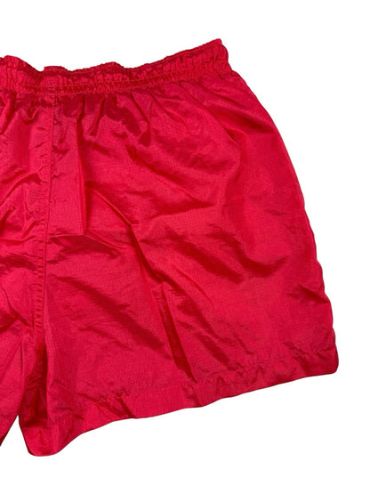 Wilson Vintage Red Nylon Swim Sport Shorts Large