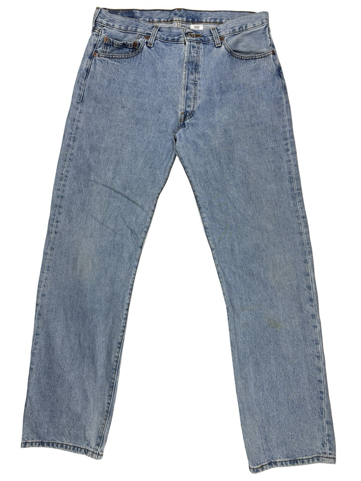 Levi's 501 Blue Retro Straight Leg Denim Jeans 36W 34L
