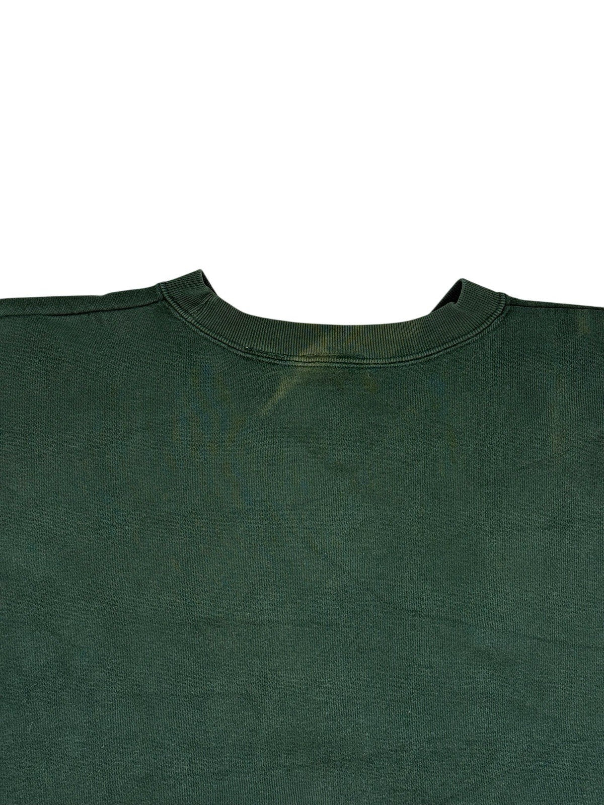 IZOD Green Retro Embroidered Cotton Blend Jumper Medium