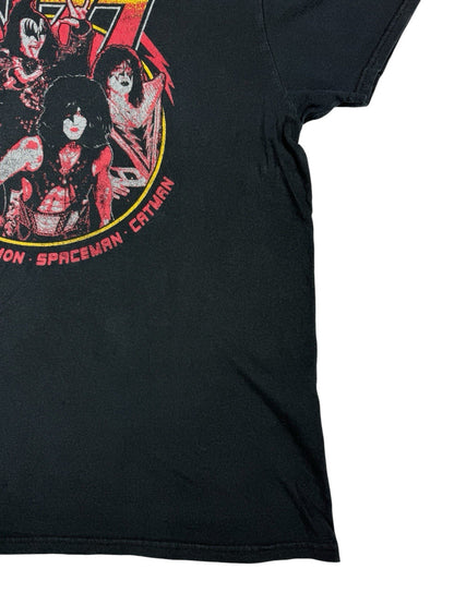KISS Rock Band Black Music Top Medium