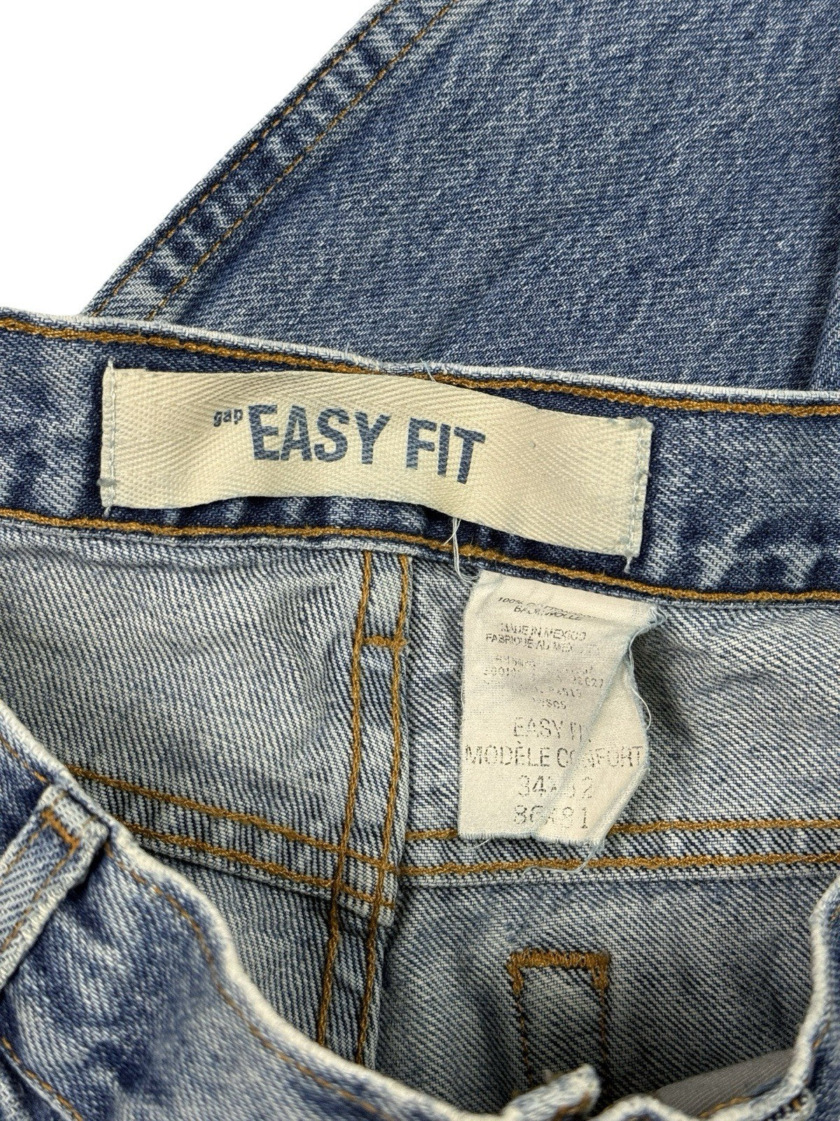 GAP Light Blue Easy Fit Denim Jeans 34W 32L