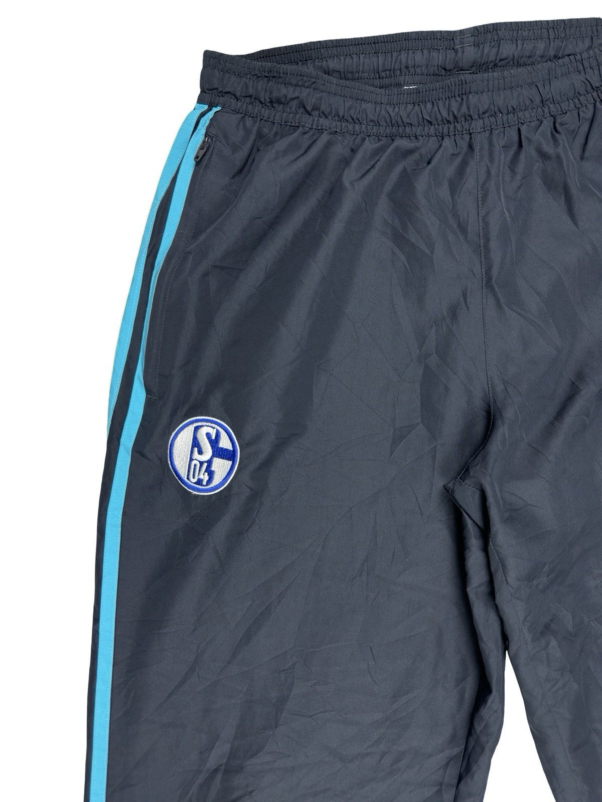 Adidas FC Schalke 04 Grey Training Tracksuit Bottoms Large