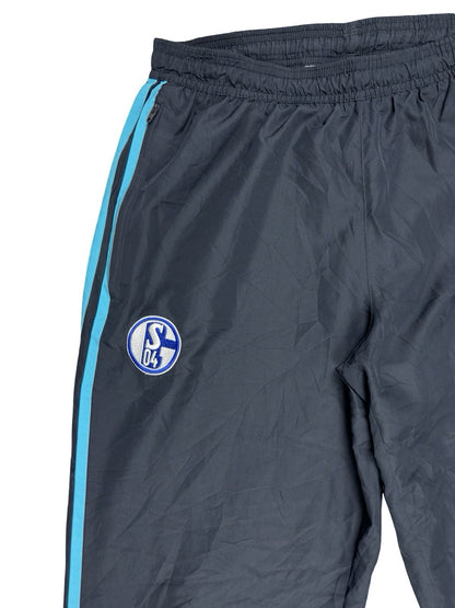 Adidas FC Schalke 04 Grey Training Tracksuit Bottoms Large