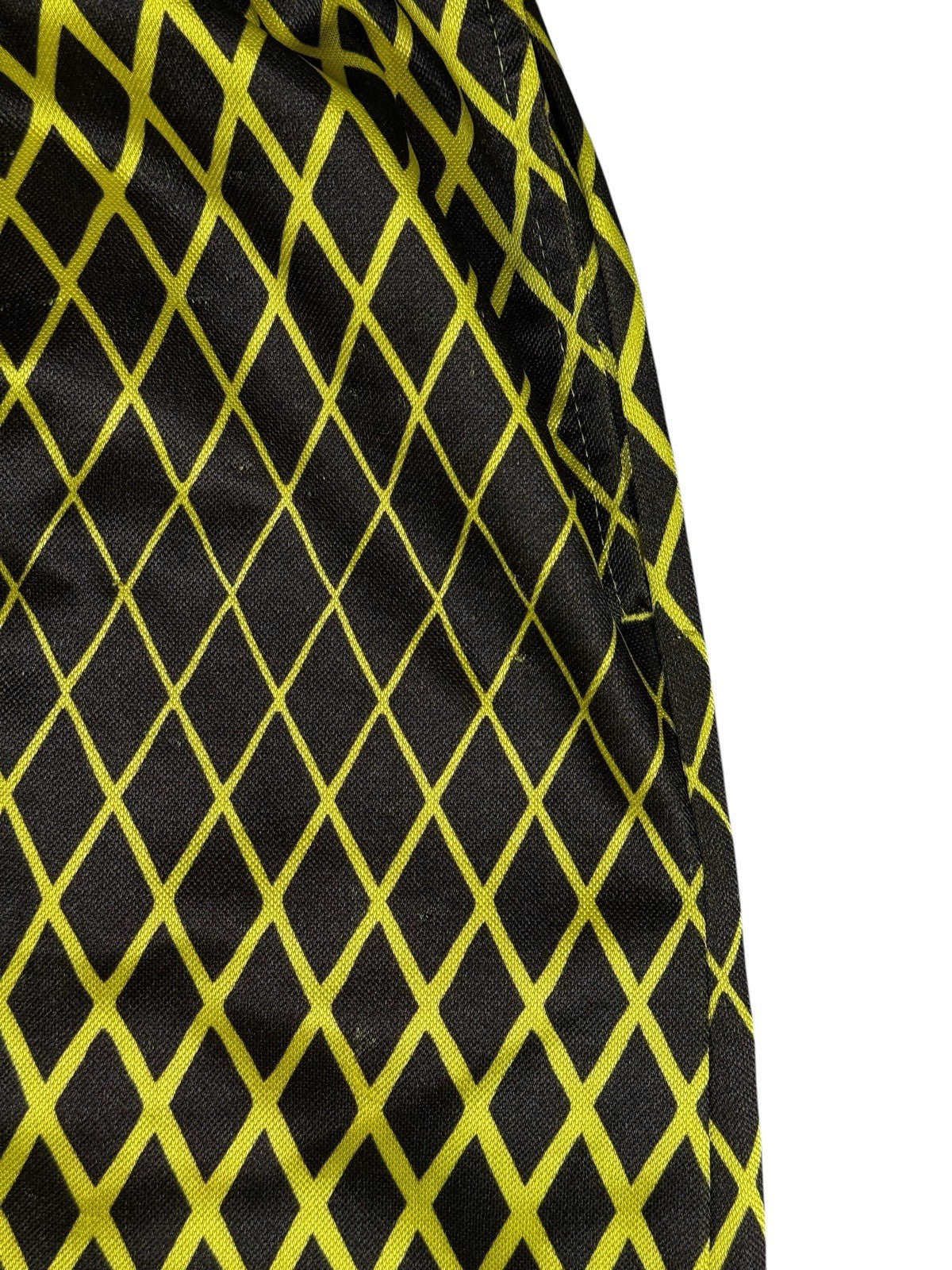 AND1 Black Striped Polyester Basketball Sport Shorts Medium