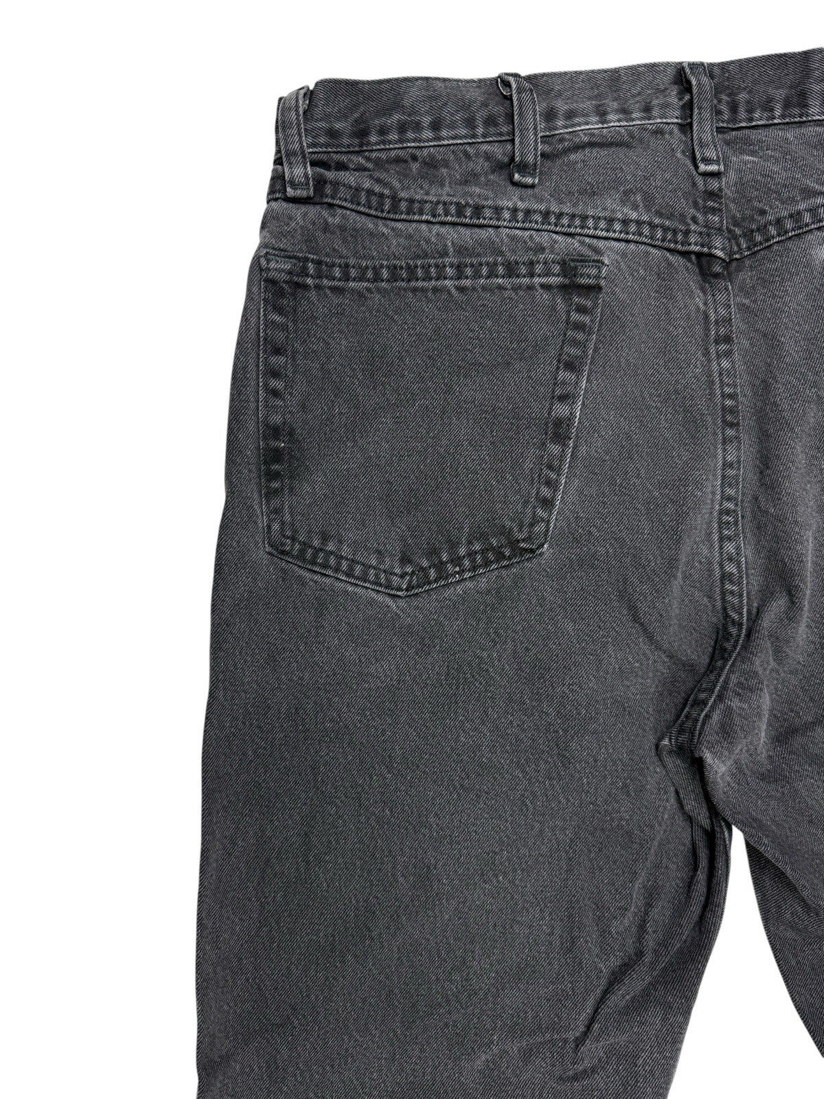 Rustler Faded Black Vintage Straight Leg Denim Jeans 36W 30L