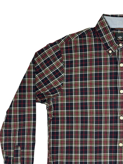Dockers Multicoloured Plaid Cotton Collared Shirt Medium