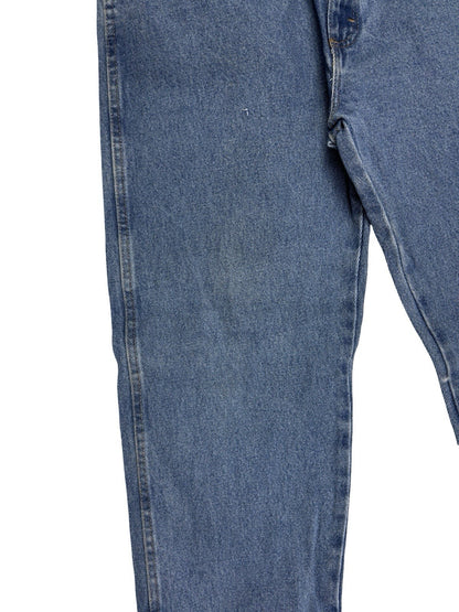 Rustler Wrangler Blue Denim Straight Leg Jeans 34W 32L