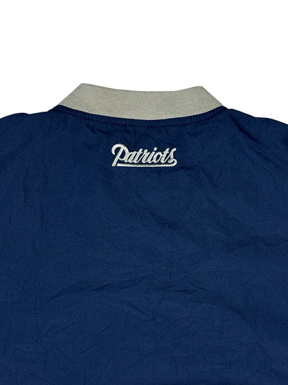 NFL New England Patriots Retro Blue Lined Jumper American Football Medium