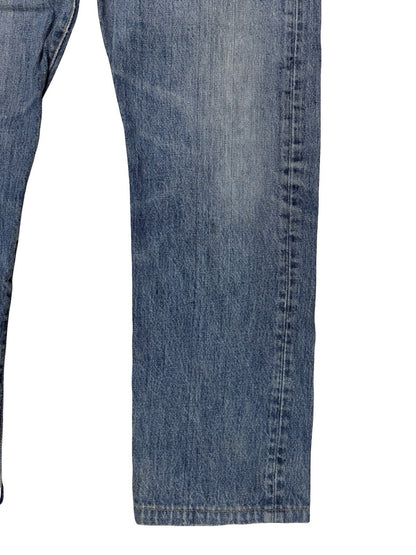 Levi's 501 Straight Leg Blue Denim Jeans 33W 30L
