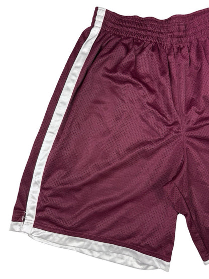 Nike Maroon Lined Mesh Basketball Sport Active Shorts XL