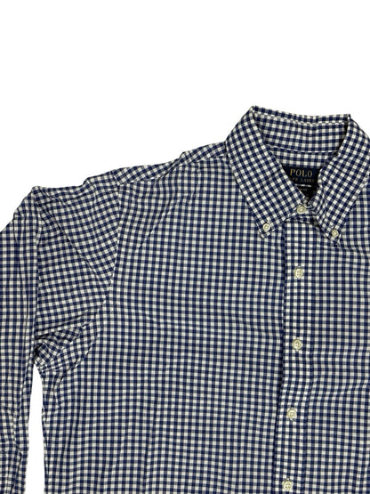 Polo Ralph Lauren Blue Check Shirt Custom Fit Large