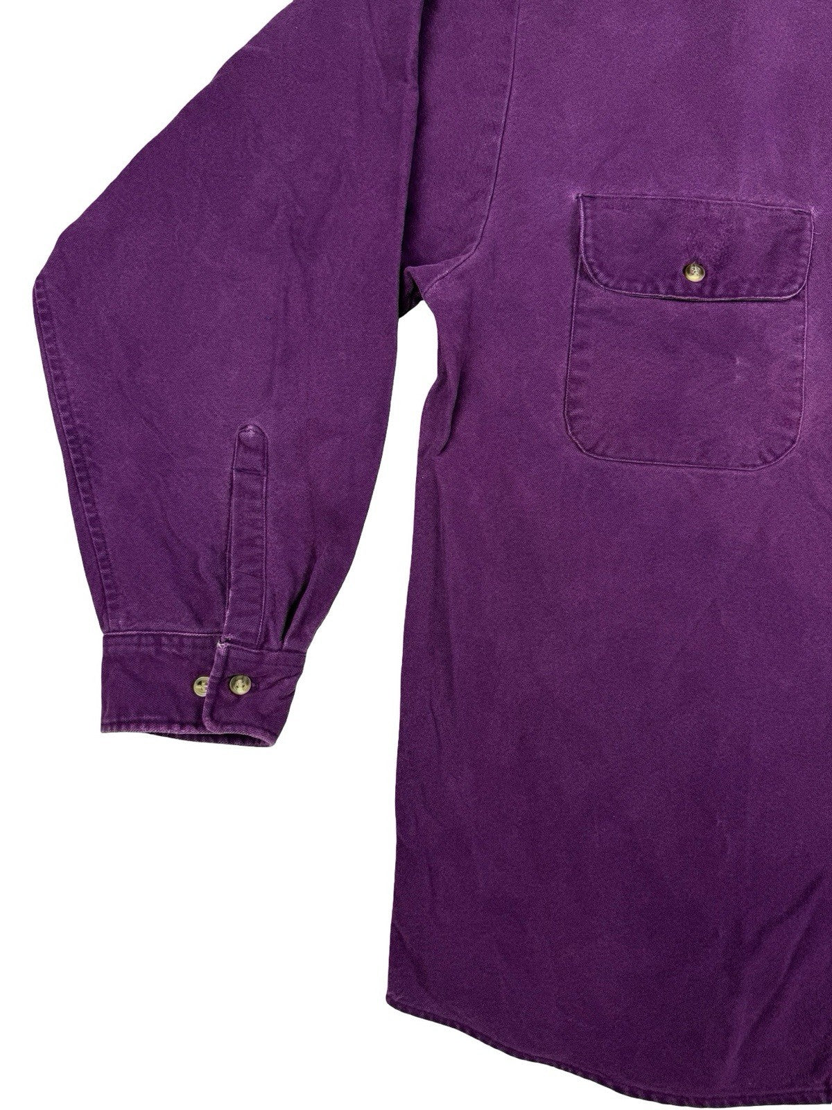 Vintage Rio Bravo Purple Cotton Button Up Heavyweight Shirt Large
