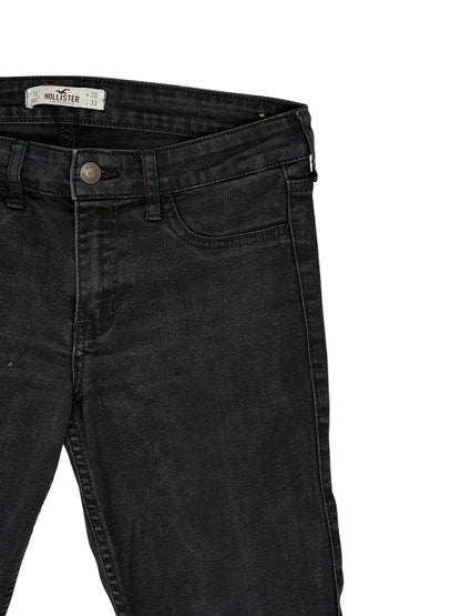Hollister Black Denim Skinny Jeans 28W 33L