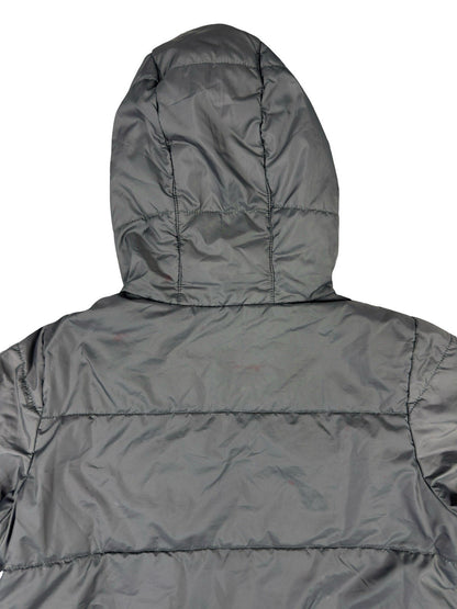 Columbia Grey Reversible Puffer Hooded Jacket Youth Large (14/16)