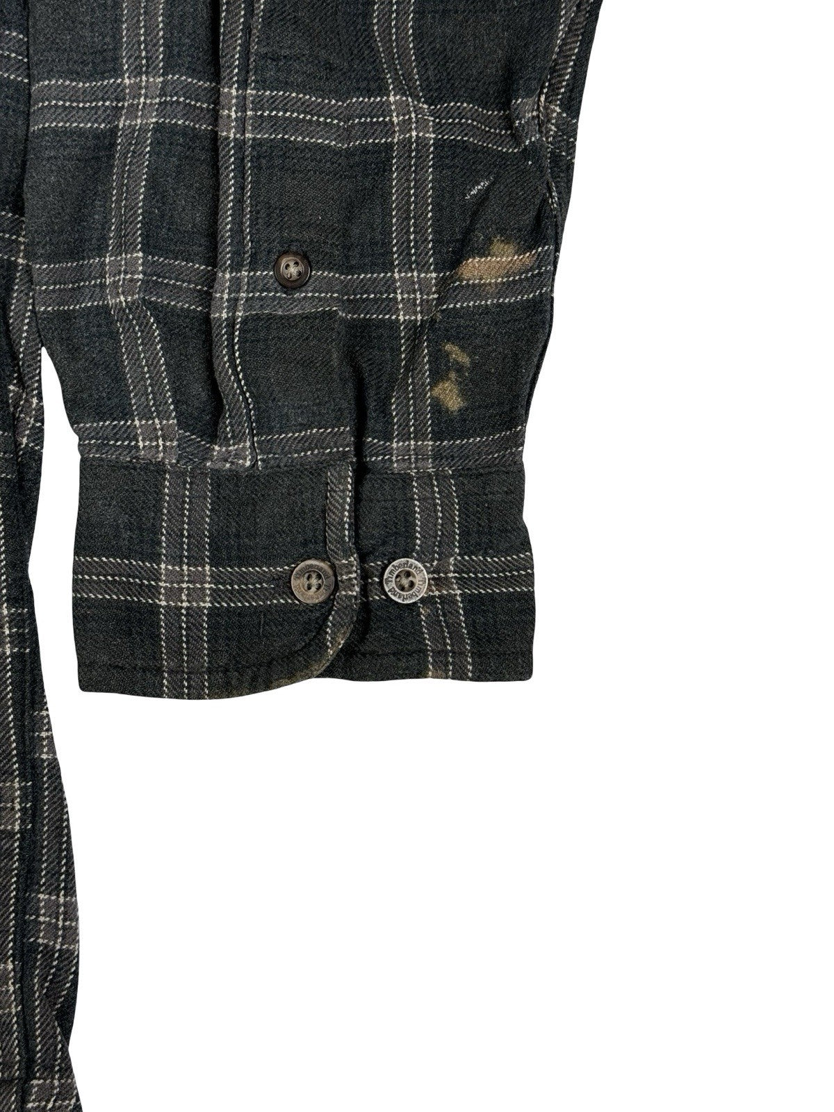 Timberland Cotton Purple Plaid Flannel Lumberjack Shirt Large