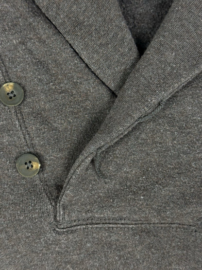 Polo Ralph Lauren Brown Shawl Collar Elbow Patch Jumper Small
