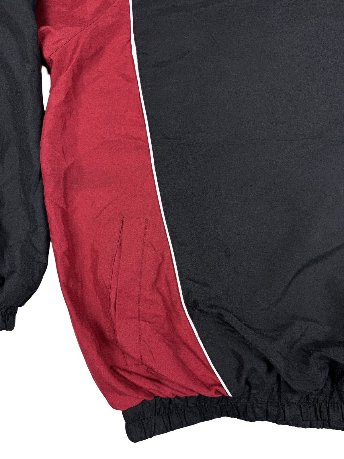 NFL Washington Redskins Retro 1/4 Zip Pullover Windbreaker Jumper Jacket Medium