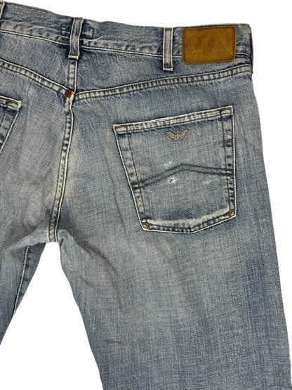 Armani Jeans Blue Denim Jeans 36W 32L