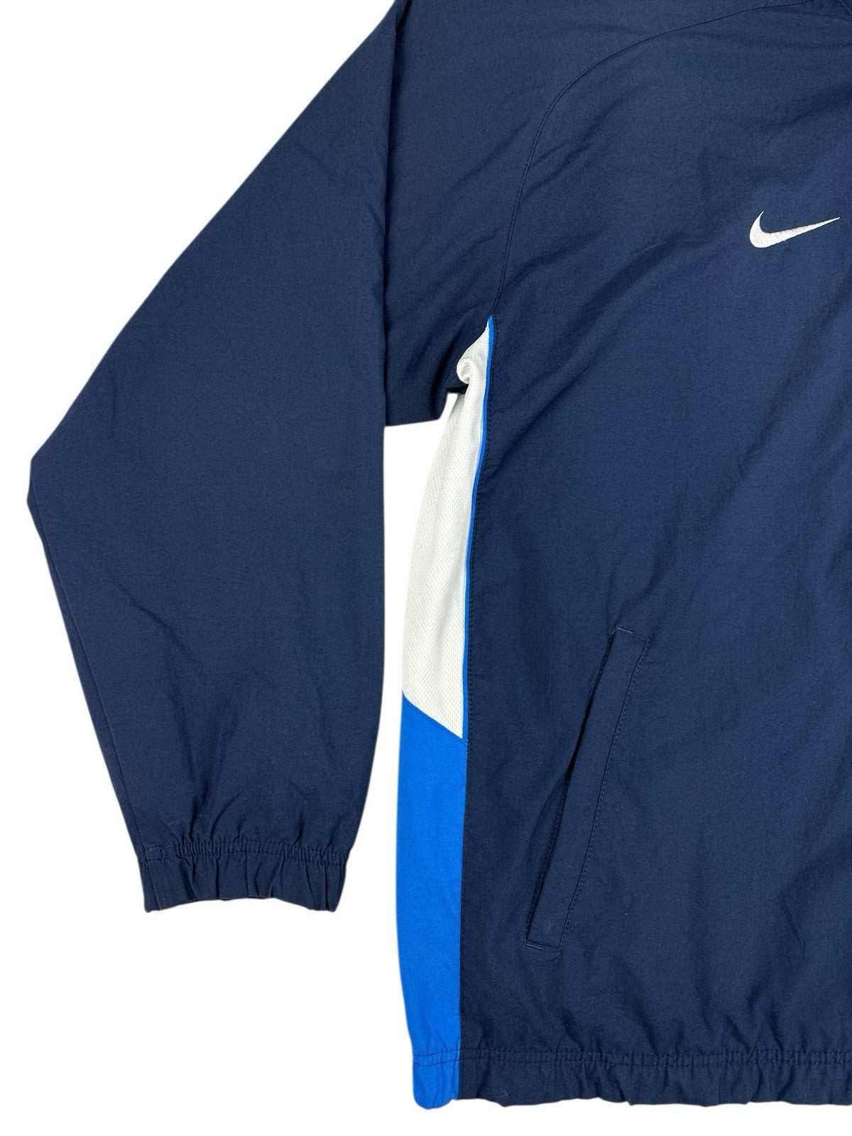 Nike Retro Blue  Colourblock Embroidered Zip Track Jacket XL