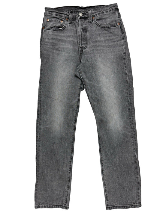 Levi's 501 Grey Faded Denim Jeans 29W 30L