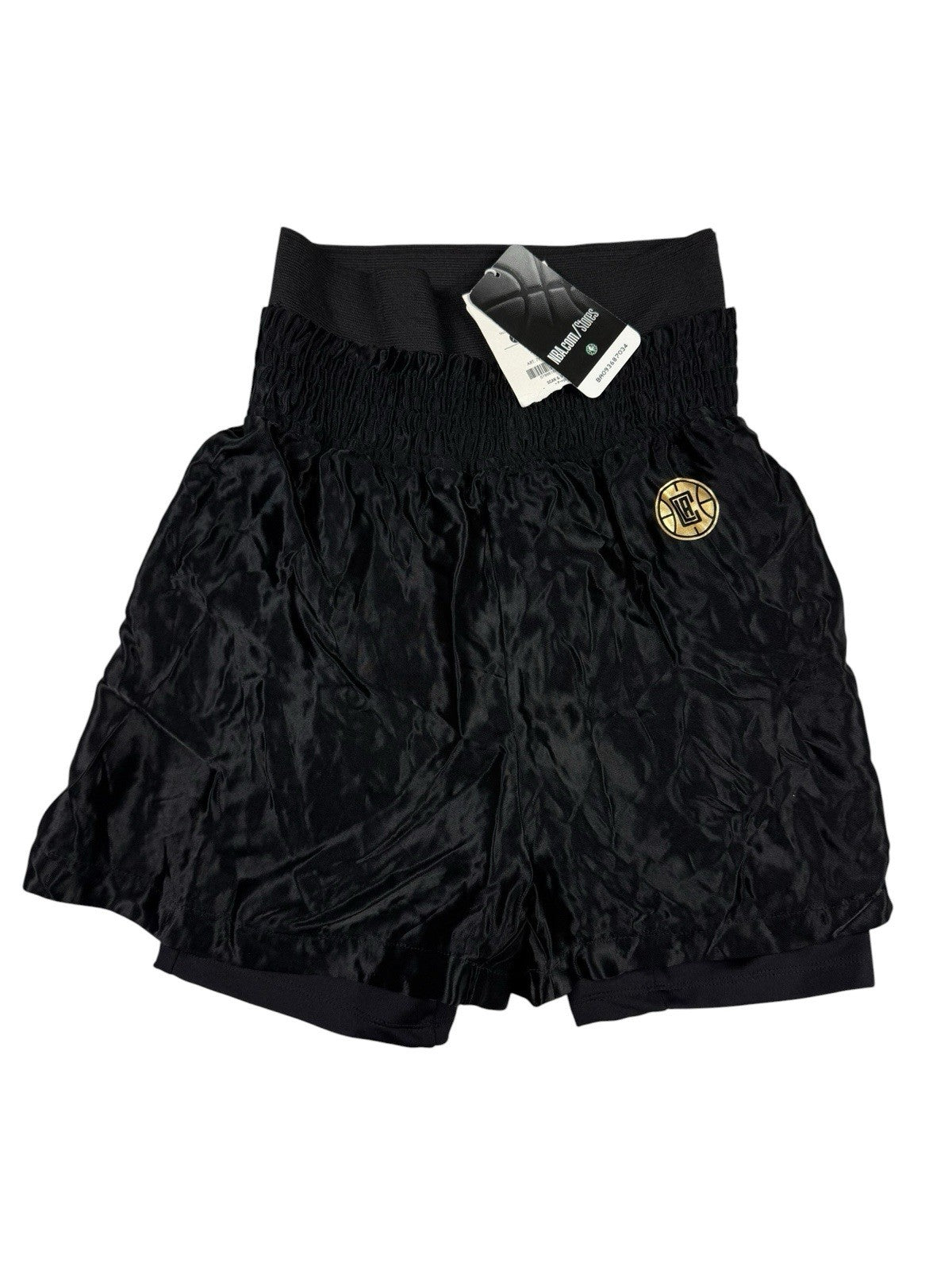 Bershka x NBA LA Clippers Black Sports Shorts XS
