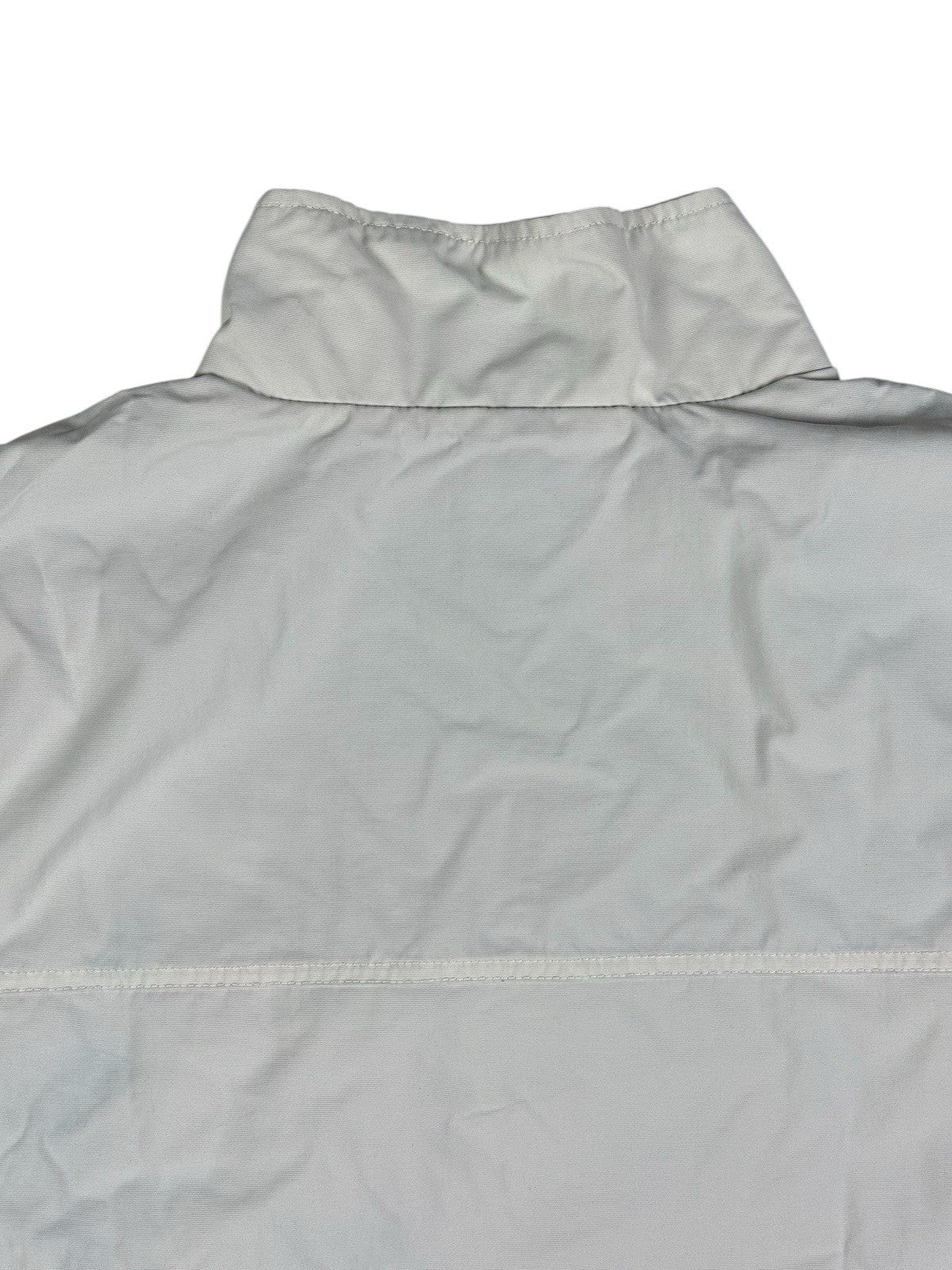 Tommy Hilfiger Retro Off White Lined Nylon Zip Jacket 2XL