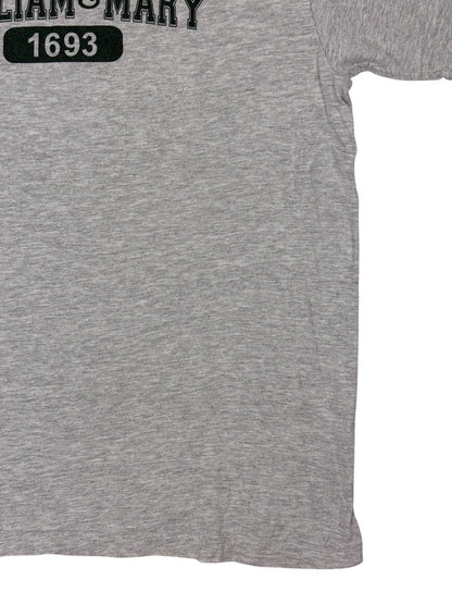 William and Mary College Retro Grey Printed American University Top Medium