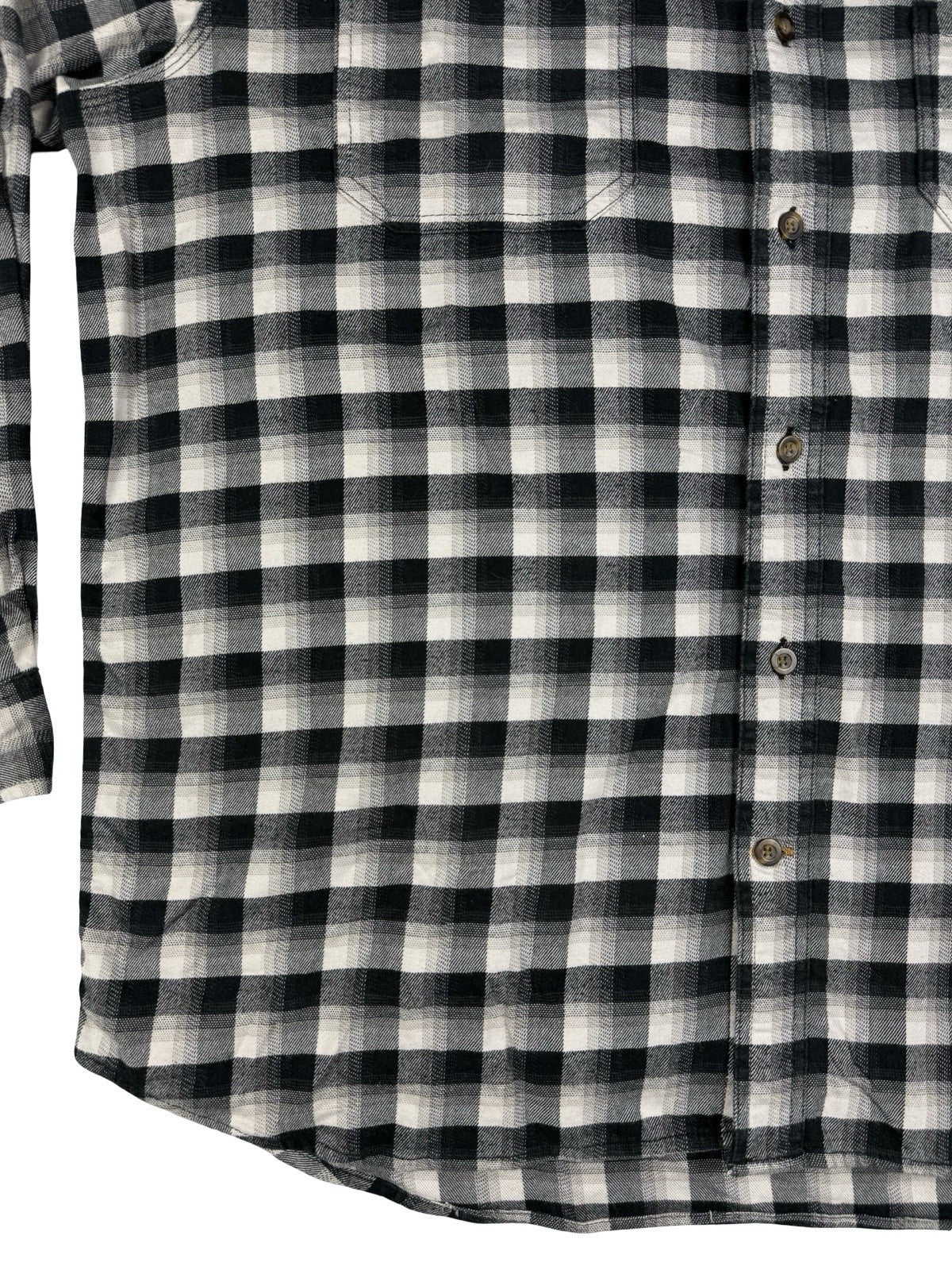 Carhartt Black Plaid Hamilton Relaxed Fit Button Shirt XL