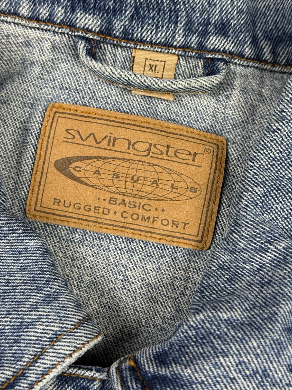 Swingster Casuals Retro Blue Denim Jacket XL