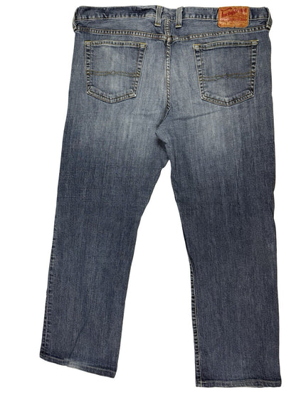 Lucky Brand Y2K Blue Vintage Straight Denim Jeans 38W 30L Made in USA